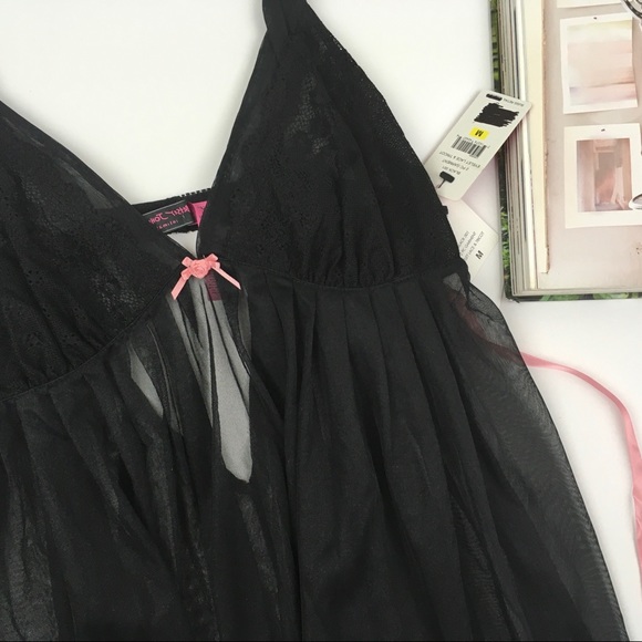 Betsey Johnson NWT Lace Babydoll Nightie - Picture 3 of 8